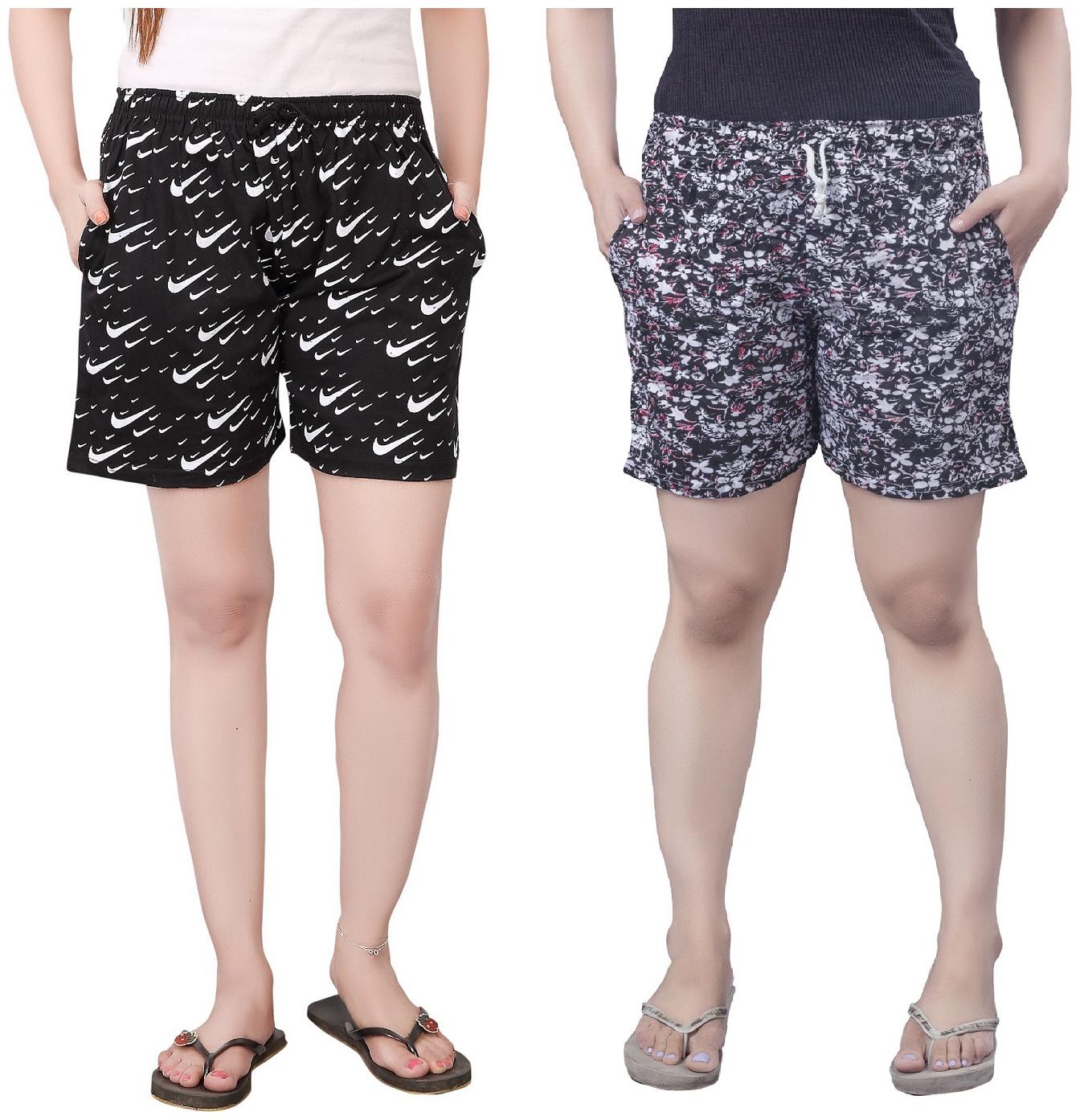 

Bfly Women Printed Regular shorts - Multi