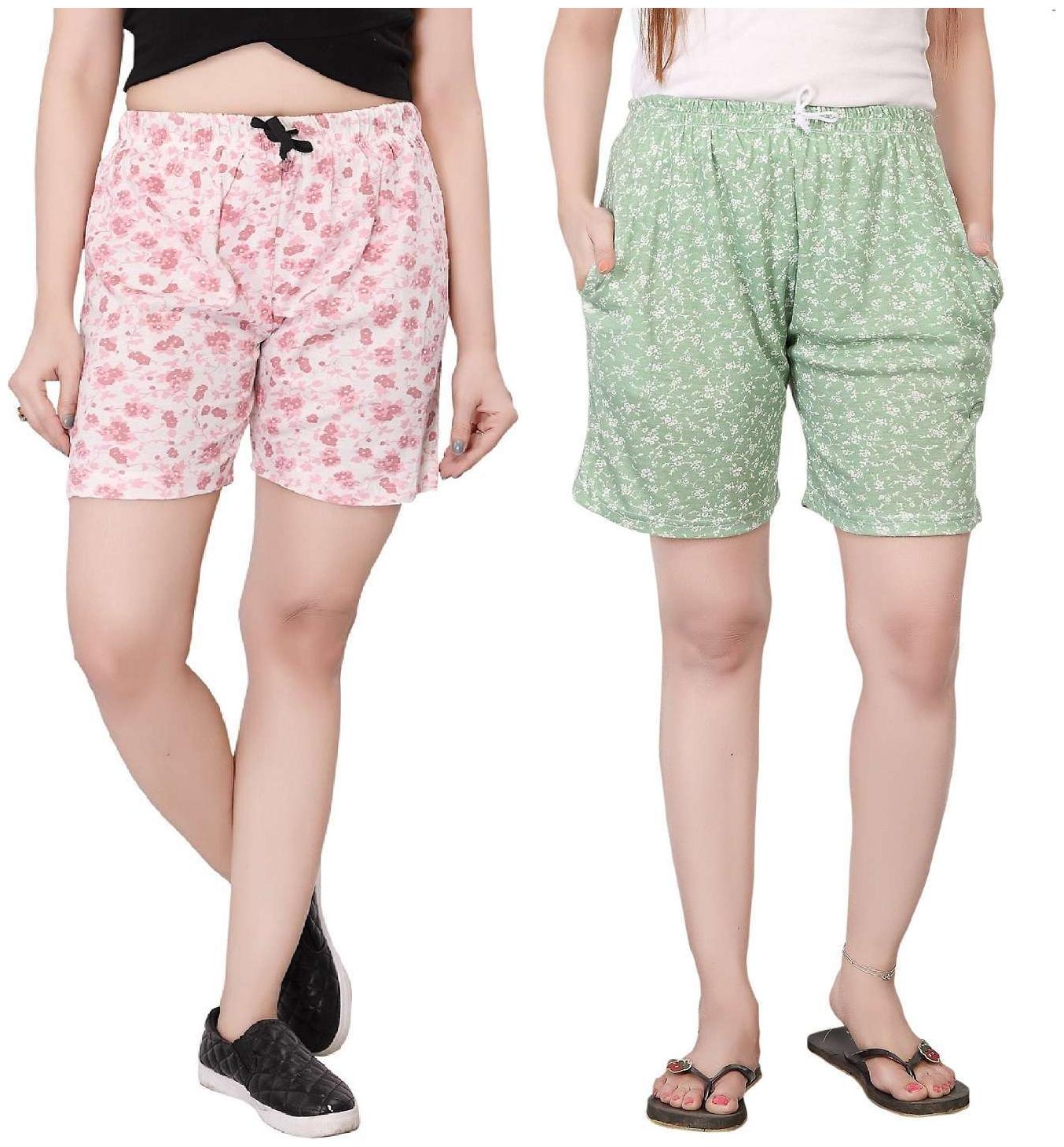 

Bfly Women Polka dots Denim capri - Green