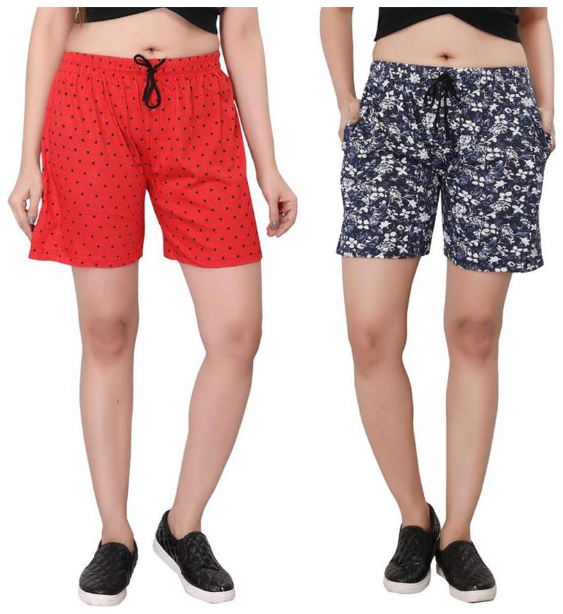 

Bfly Women s Printed Shorts Combo