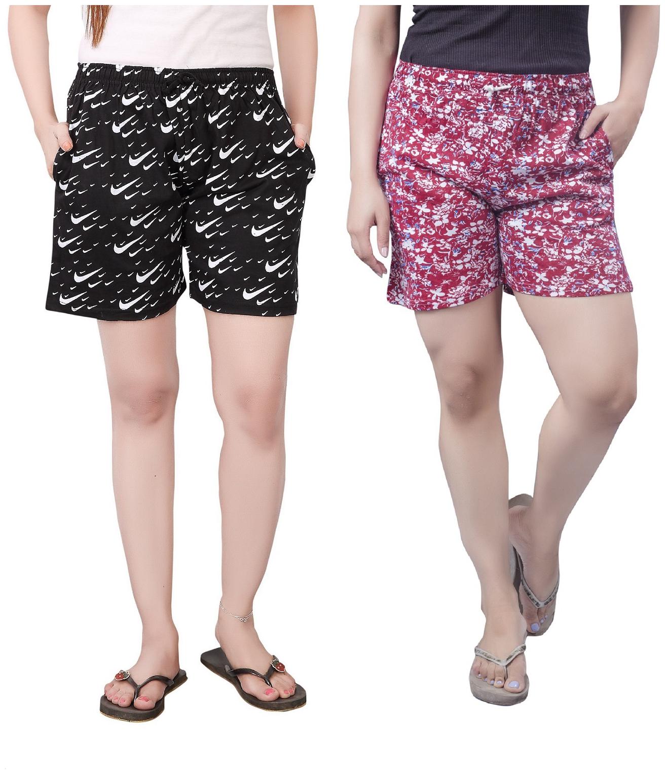 

Bfly Women Printed Regular shorts - Multi