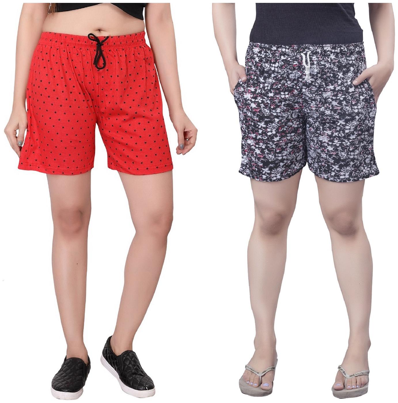 

Bfly Women Printed Regular shorts - Multi