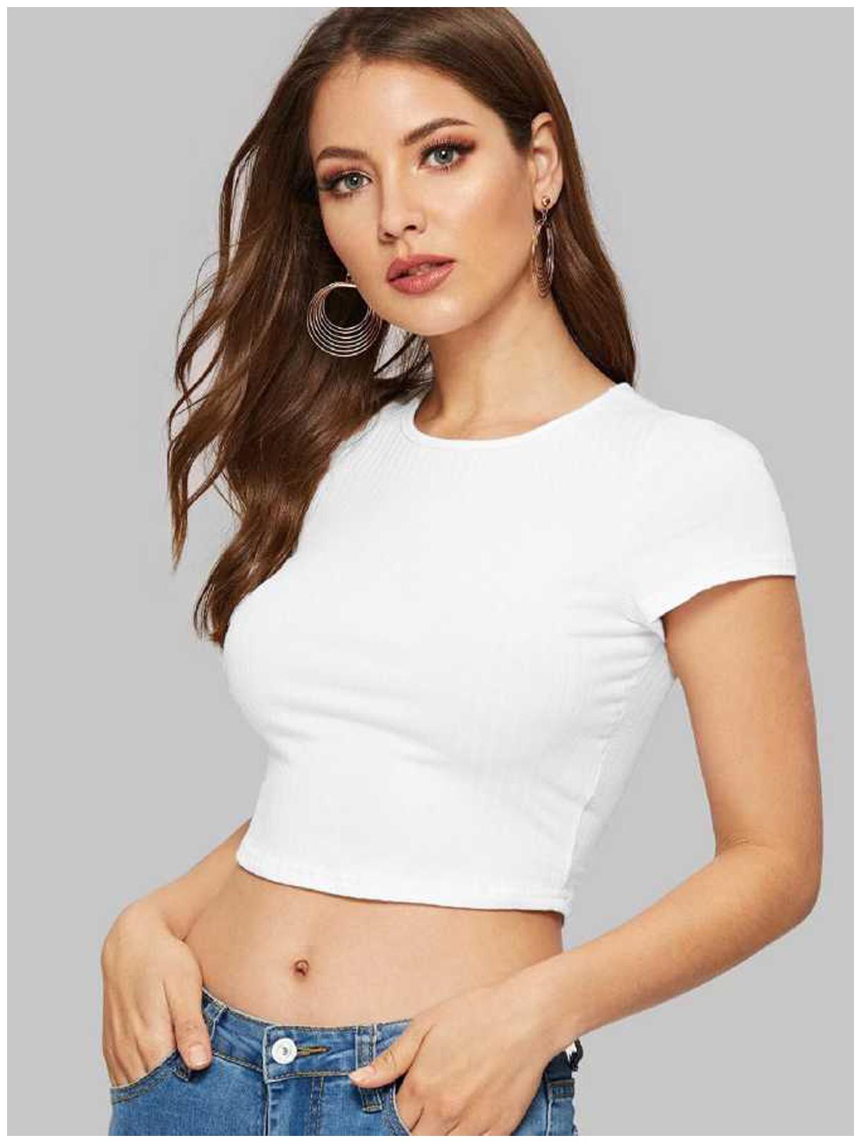 

BHAGYASHRAY Women Solid Regular top - White