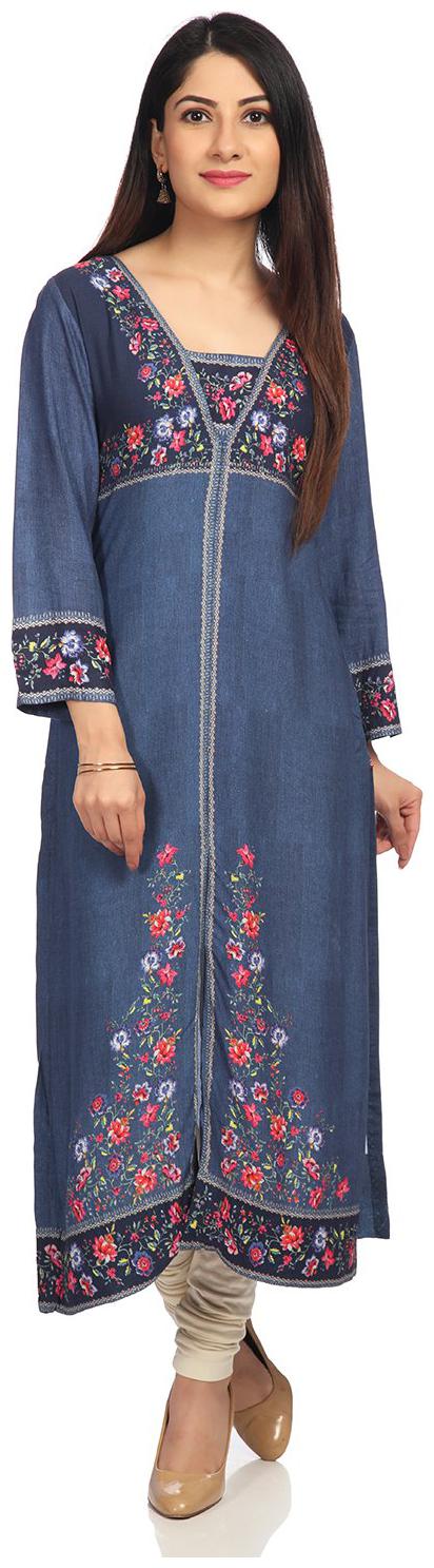 biba denim kurta