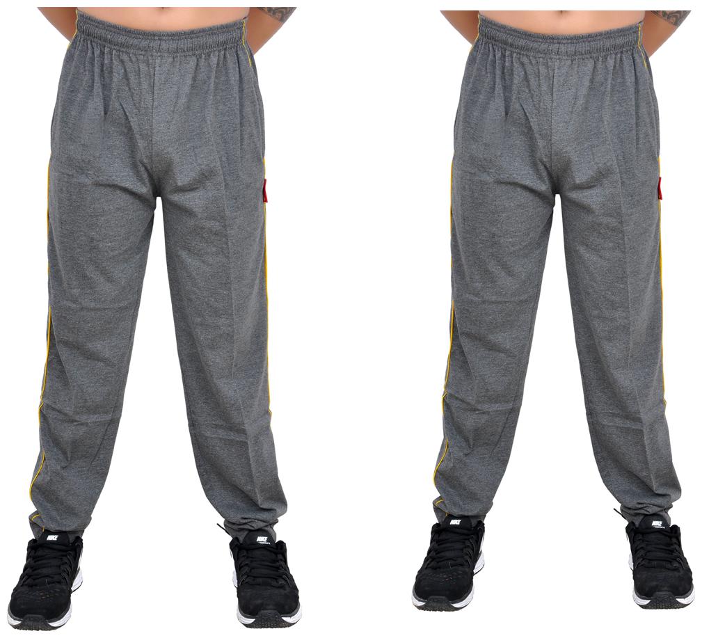 

Binaca With Easltic Dark grey Plain fine Summer Joggres bottom wear Double Dyed PC Single Full bottom wear Binaca Bolt pack of 2