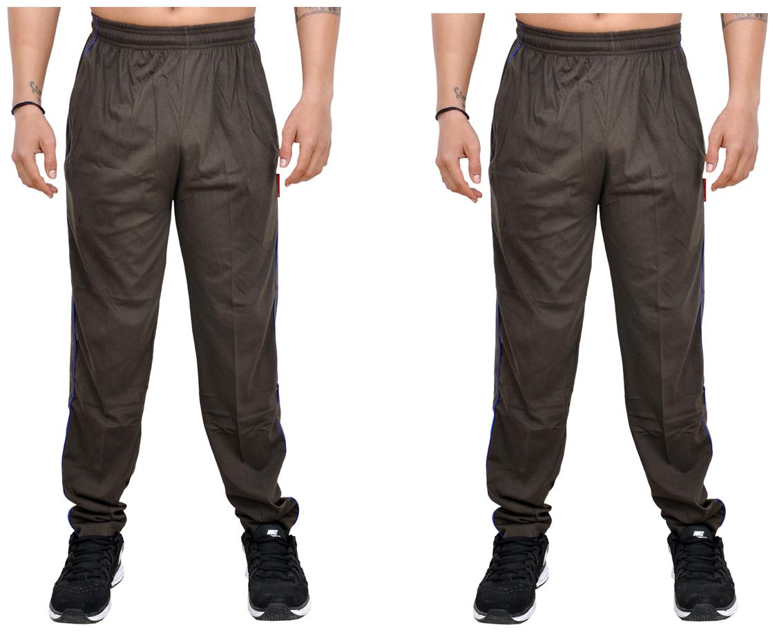 

Binaca With Easltic Brown Plain fine Summer Joggres bottom wear Double Dyed PC Single Full bottom wear Binaca Bolt pack of 2