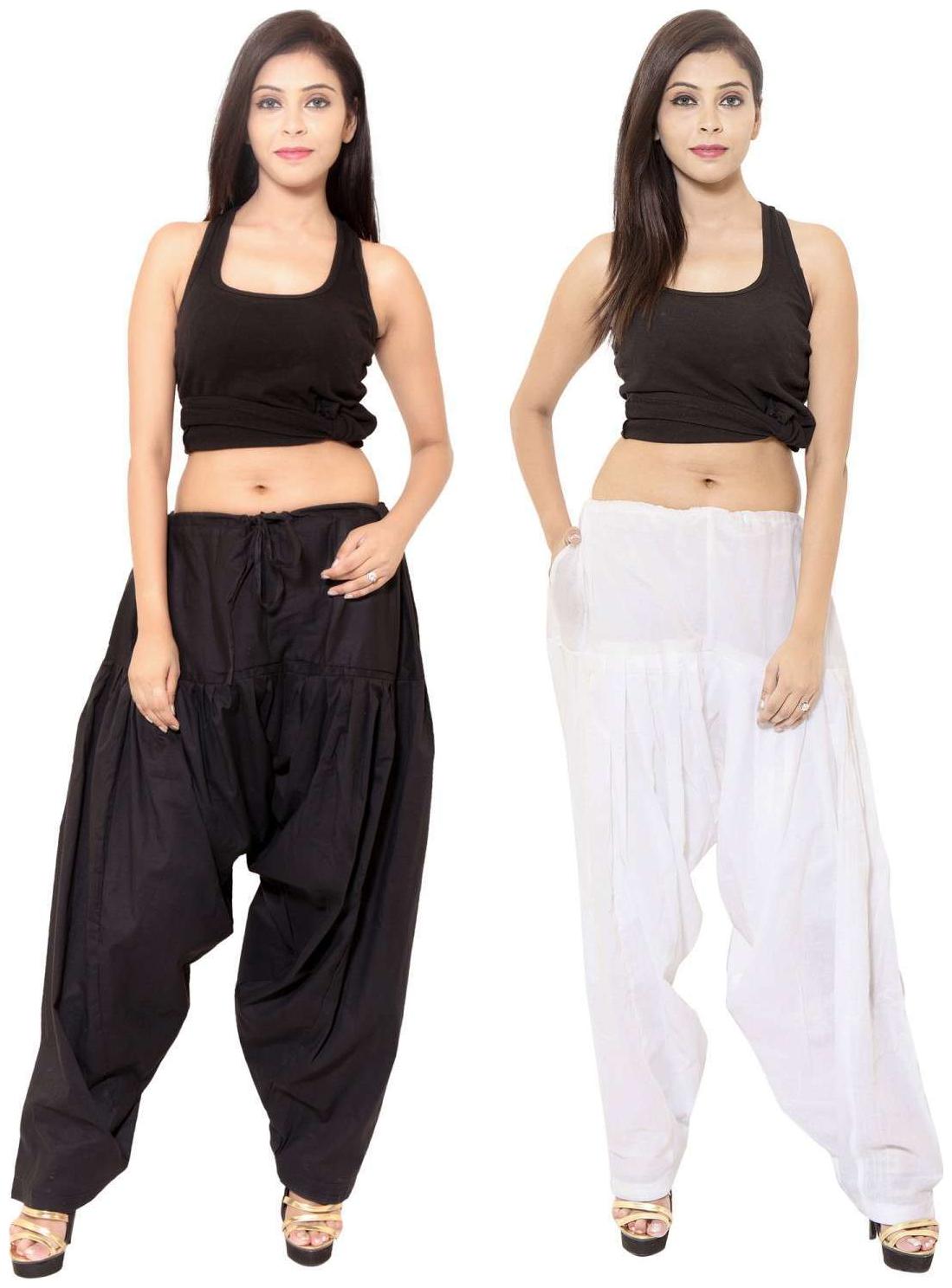 

AVINZO Cotton Salwar - Black