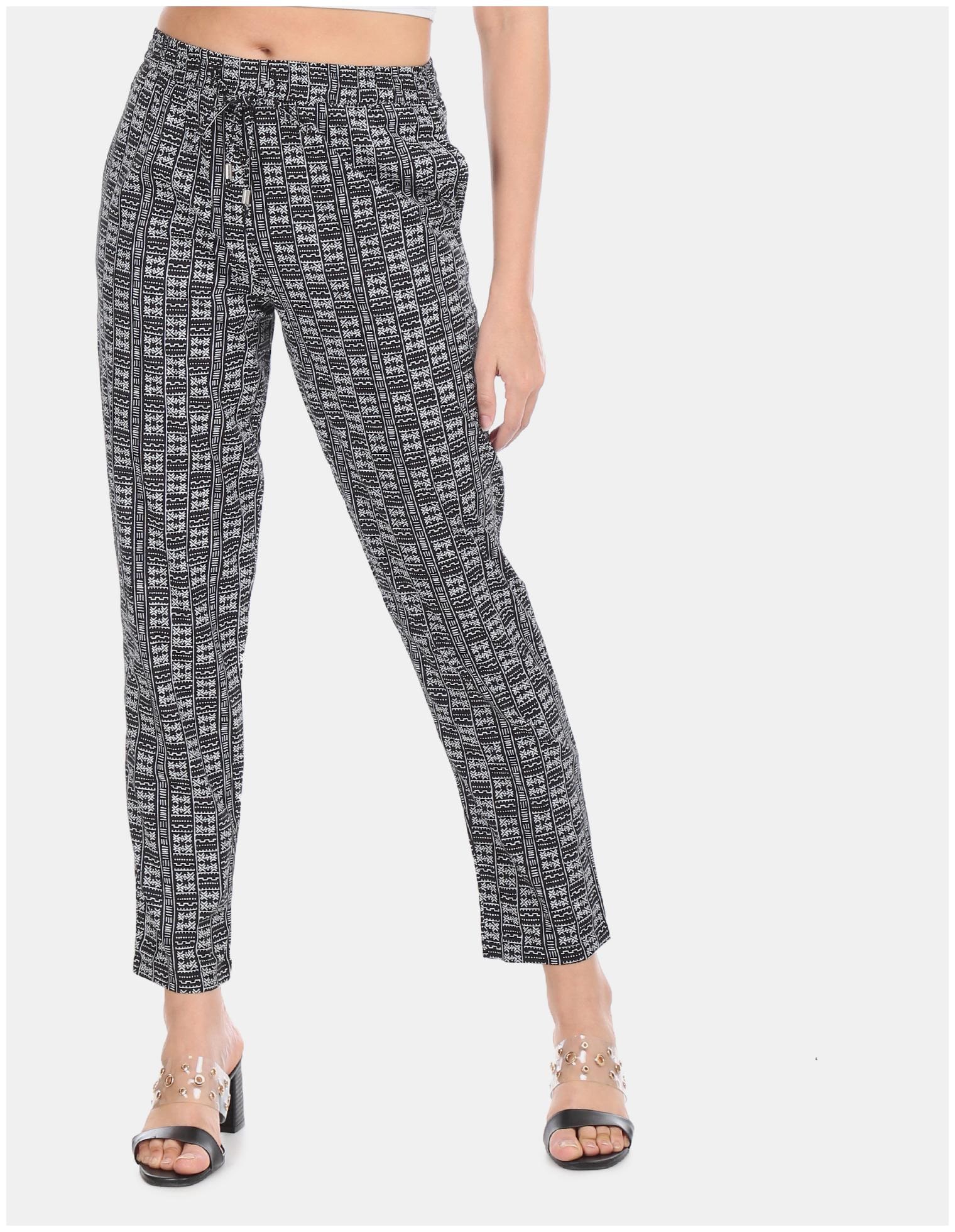 

CHEROKEE Printed Track Pants Black