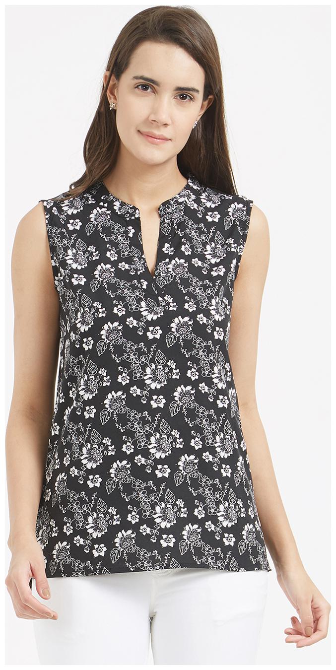 

The Beach Company Women Floral Regular top - Black