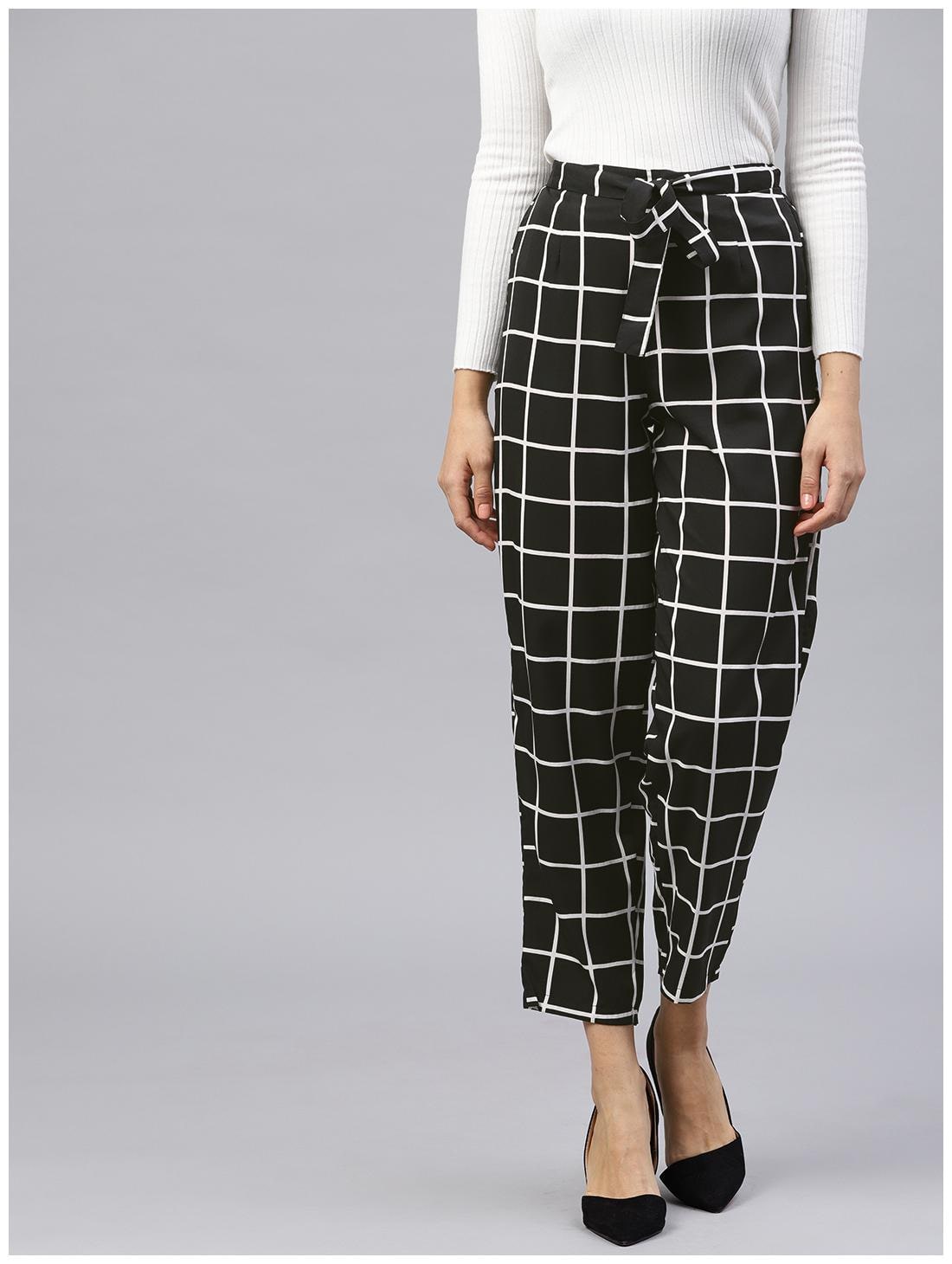 

AASI- HOUSE OF NAYO Women Black Regular fit Regular pants
