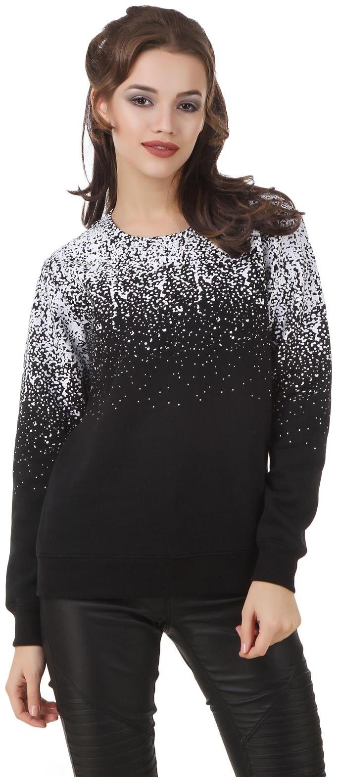 

Texco Women Printed Sweatshirt - Black