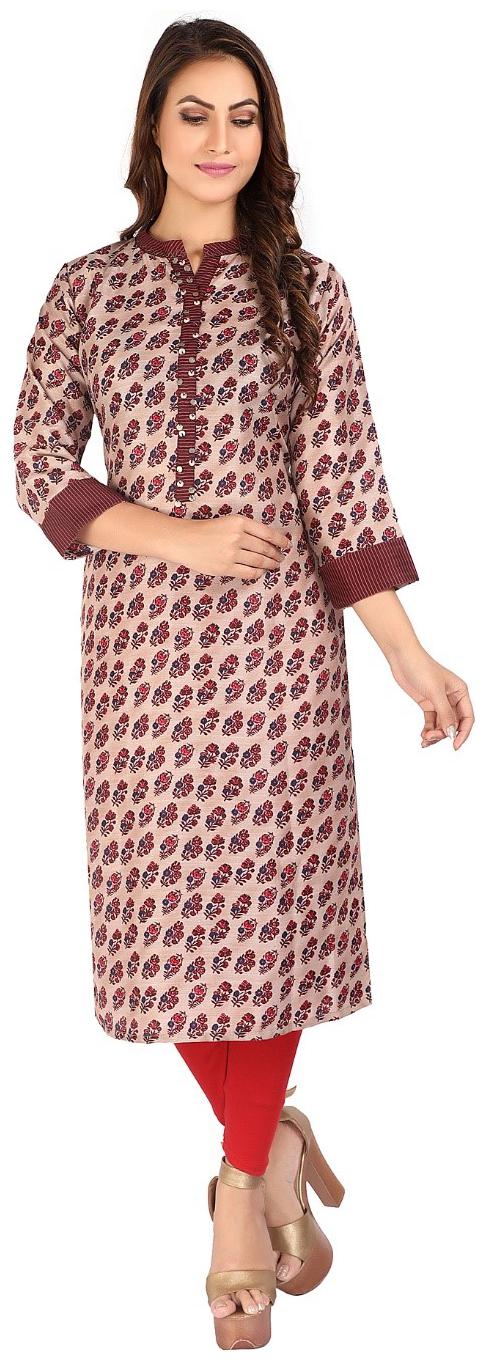 

BLBK Women Multi Floral Straight Kurta
