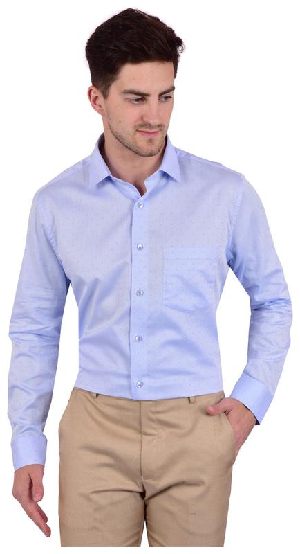 

Bleu Velvet Men Regular fit Formal Shirt - Blue