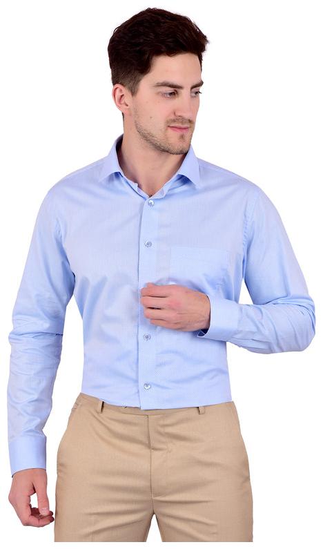 

Bleu Velvet Men Regular fit Formal Shirt - Blue
