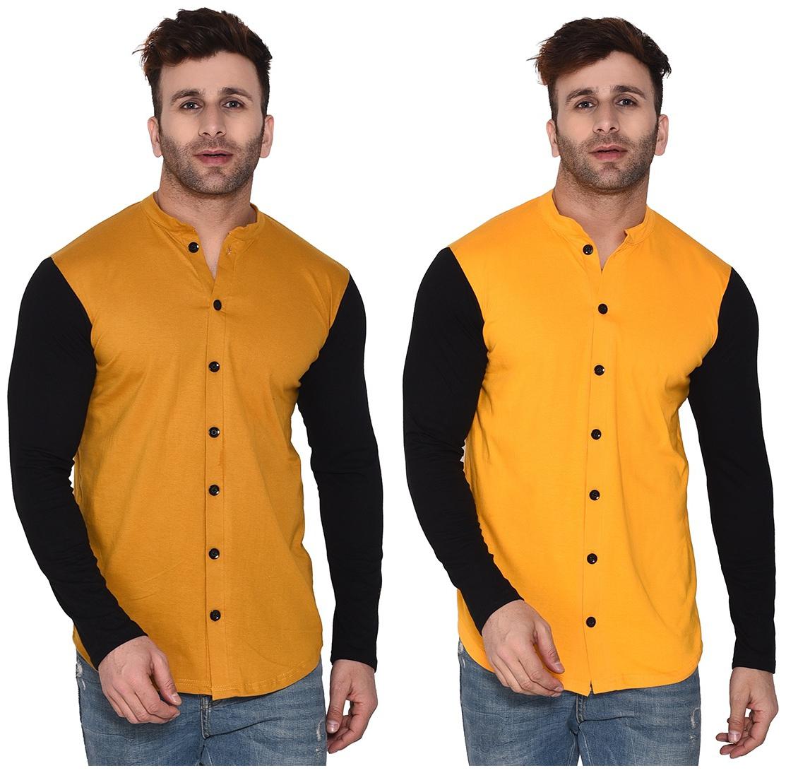 

BLISSTONE Men Multi Solid Regular Fit Casual Shirt