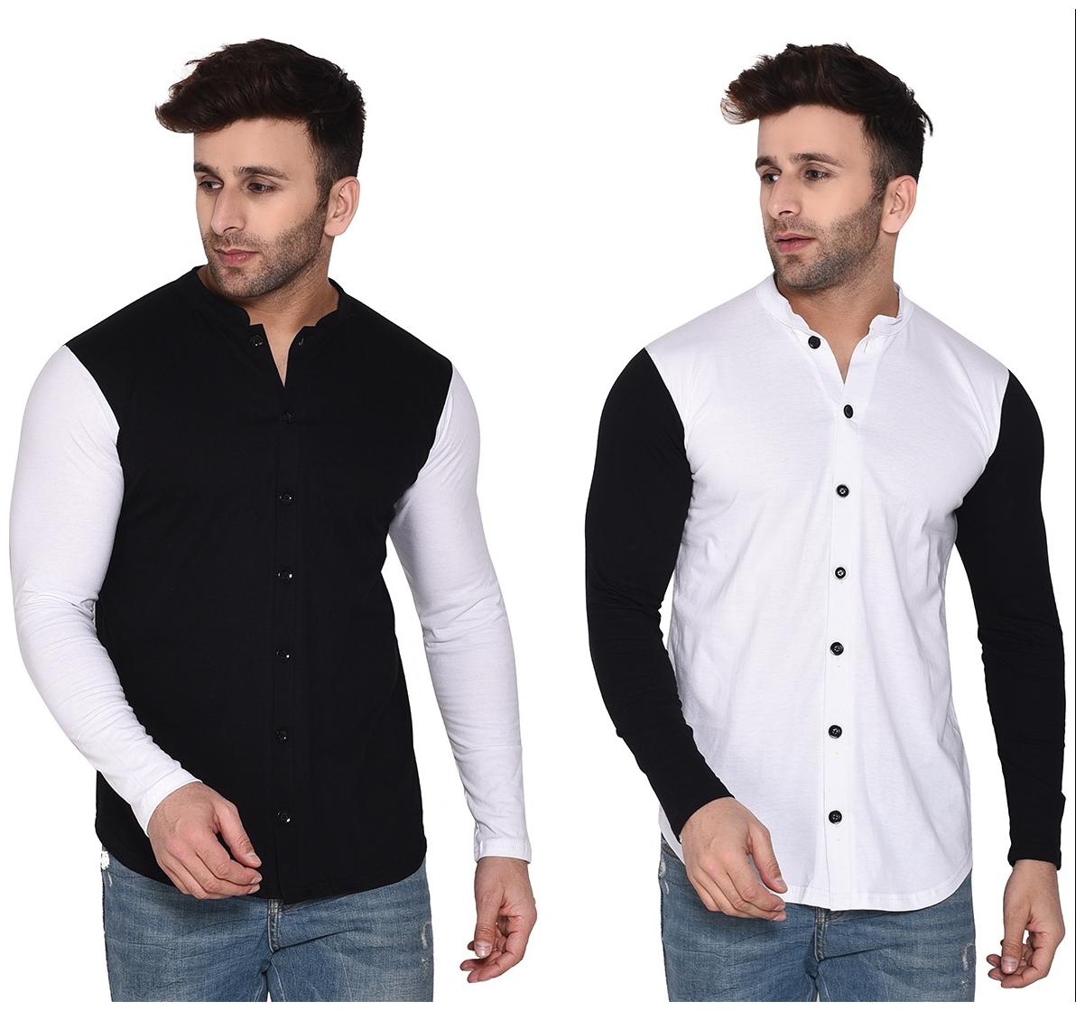 

BLISSTONE Men Multi Solid Regular Fit Casual Shirt