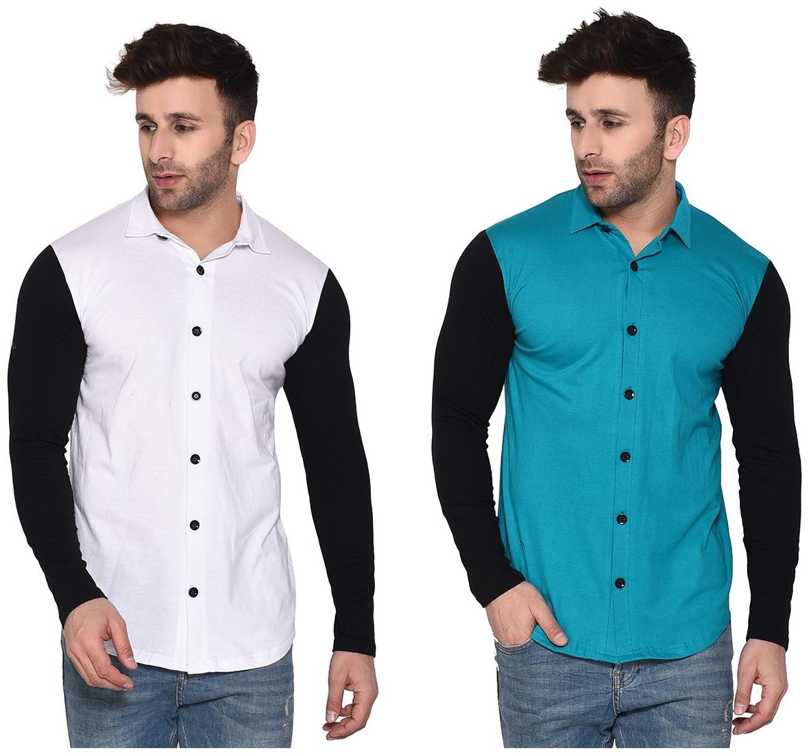 

BLISSTONE Men Multi Solid Regular Fit Casual Shirt
