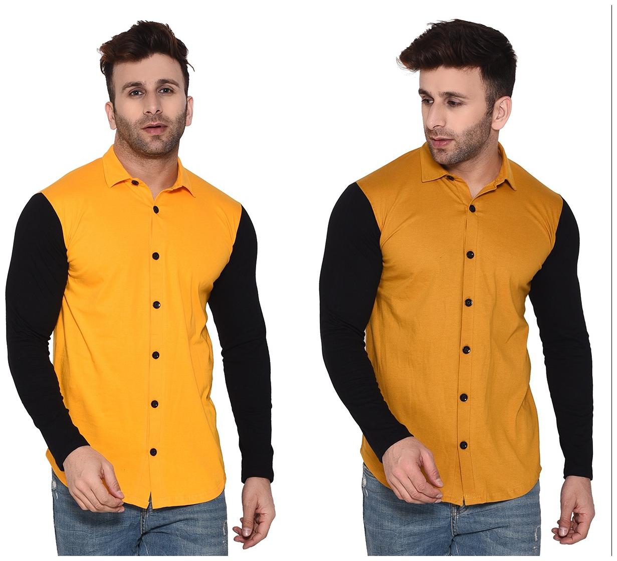 

BLISSTONE Men Multi Solid Regular Fit Casual Shirt