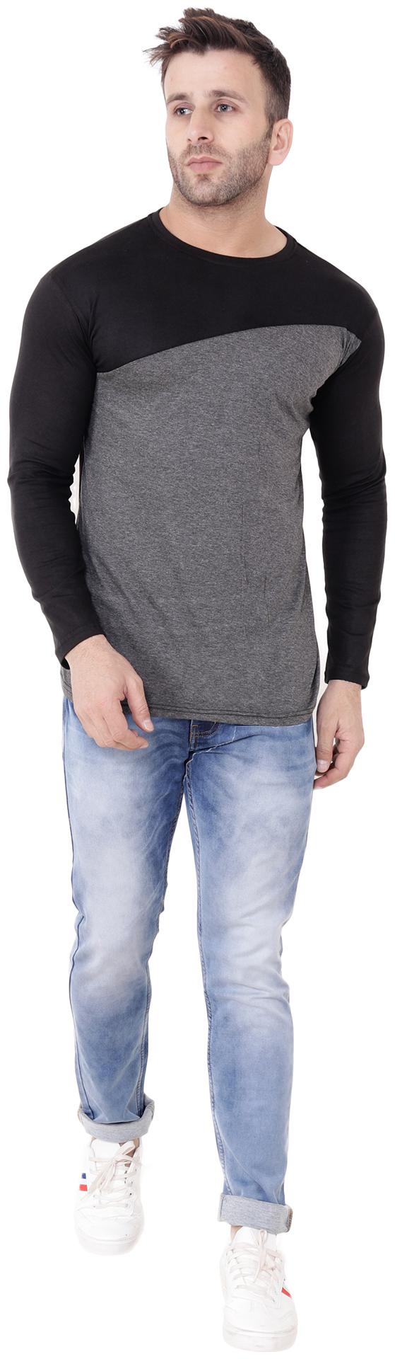 

BLISSTONE Men Multi Regular fit Cotton Round neck T-Shirt - Pack Of 1