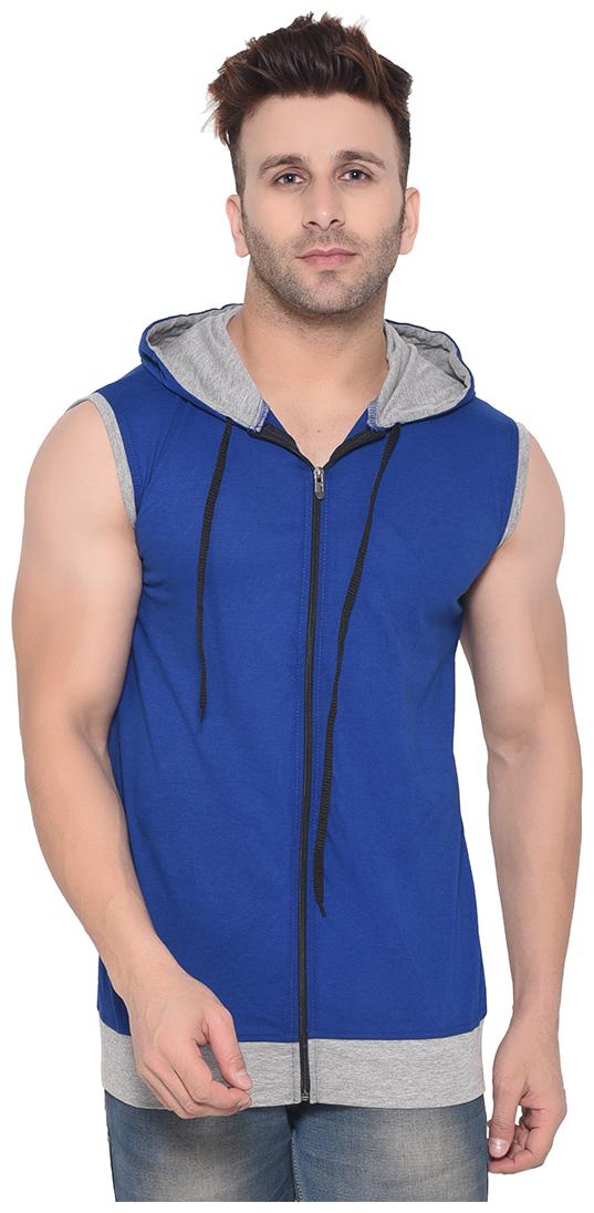 

BLISSTONE Men Blue Hooded Hoodie