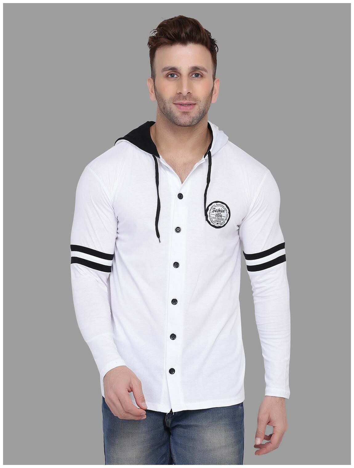 

BLISSTONE Men White Solid Slim Fit Casual Shirt