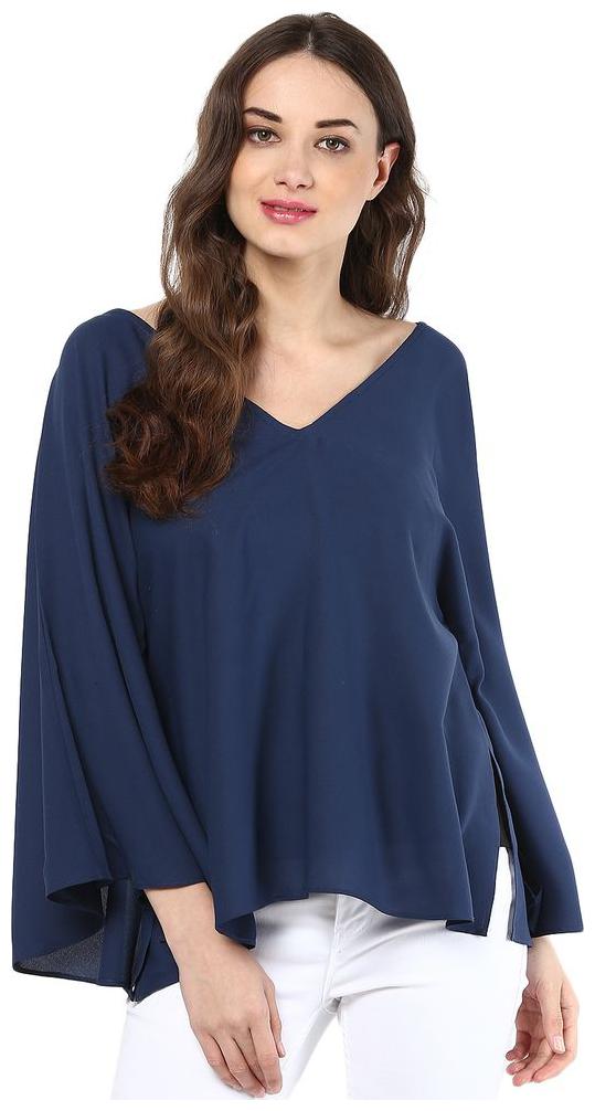 

Abiti Bella Women Solid Regular top - Blue