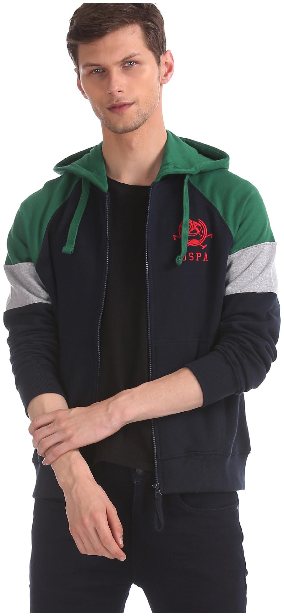 

U S Polo Assn Men Multi Hooded Sweatshirt