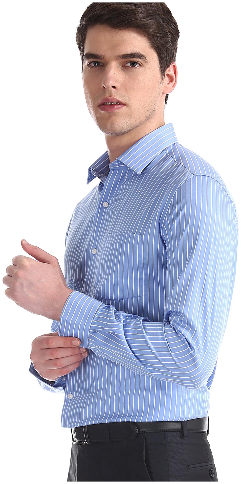 

Arrow Men Slim fit Formal Shirt - Blue