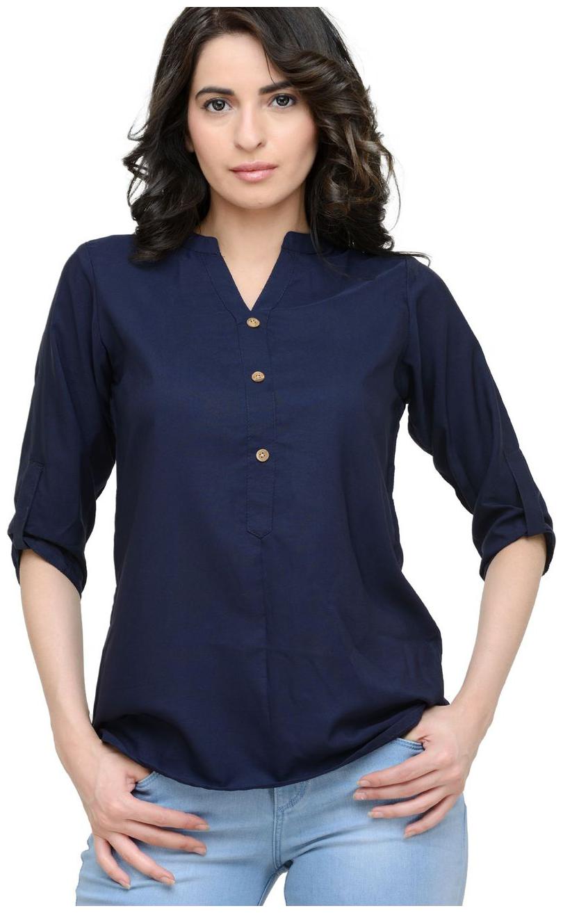 

Sayesha Women Printed Regular top - Blue