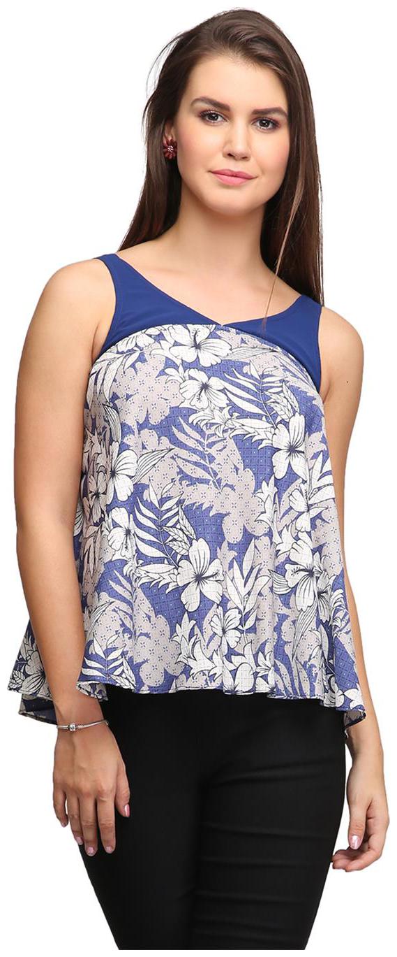 

Blue Printed Top