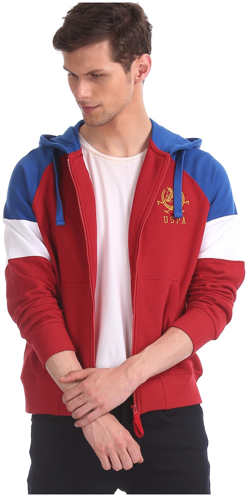 

U S Polo Assn Men Multi Hooded Sweatshirt