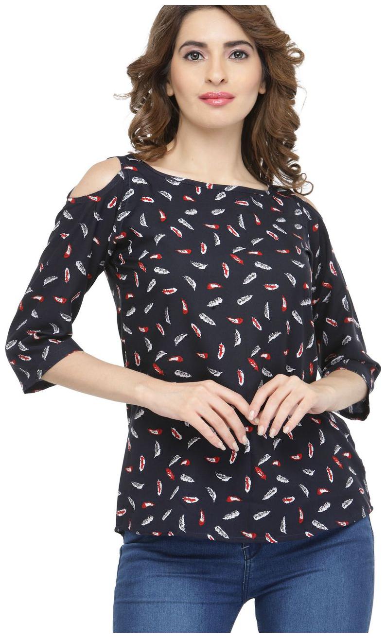 

Sayesha Women Printed Regular top - White