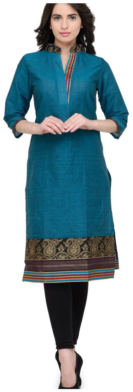 

Blue South Collar Kurti