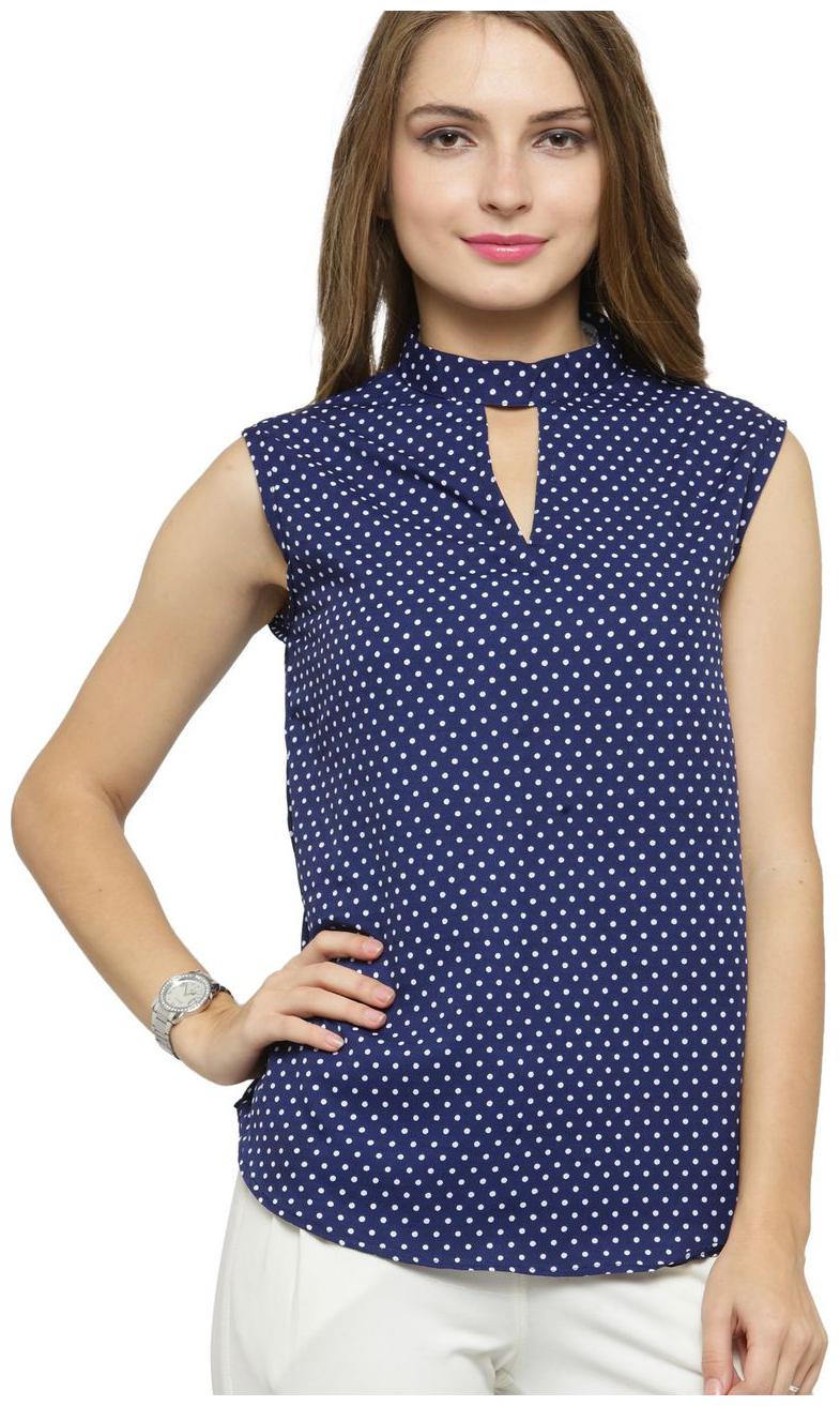 

Enchanted Drapes Women Polka dots Regular top - Blue