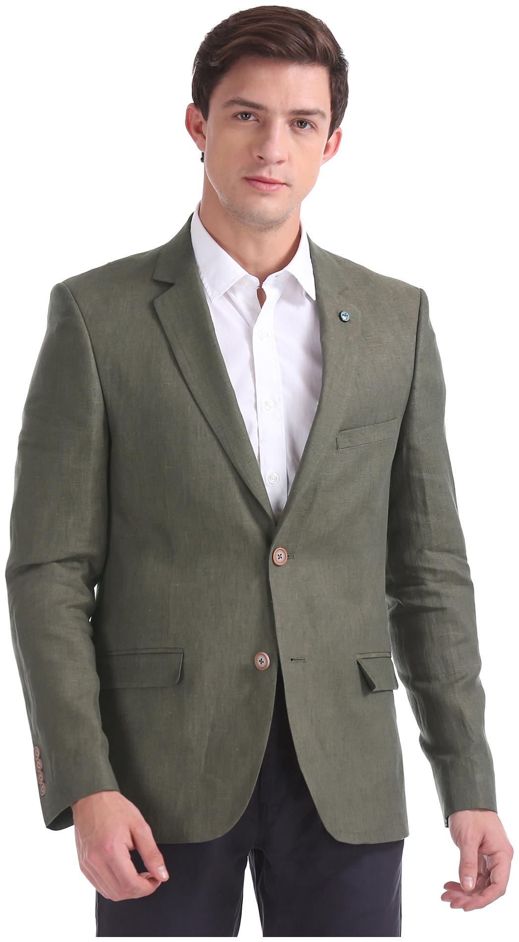 

Body Tailored Regular Fit Solid Blazer
