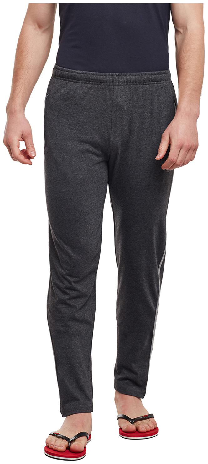 

Bodyactive Men Grey Solid Regular fit Track pants