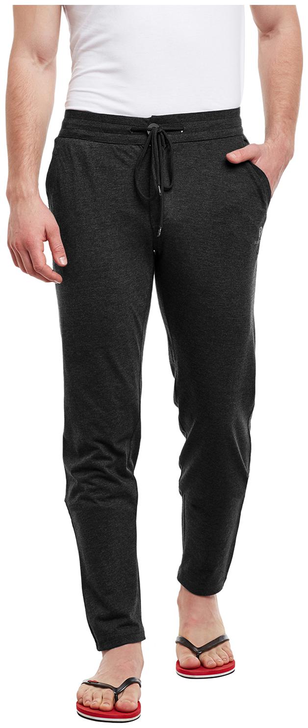 

Bodyactive Men Black Solid Regular fit Track pants