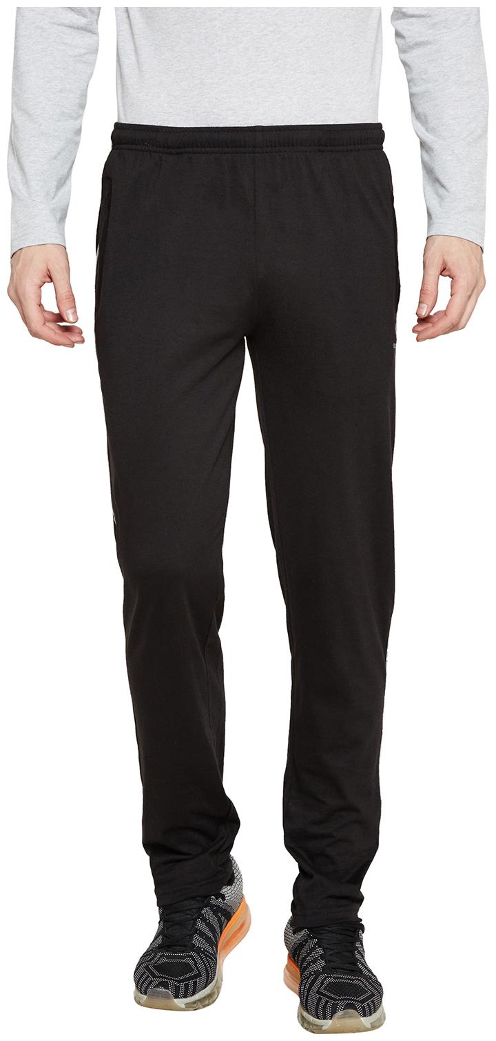 

Bodyactive Men Black Solid Regular fit Track pants