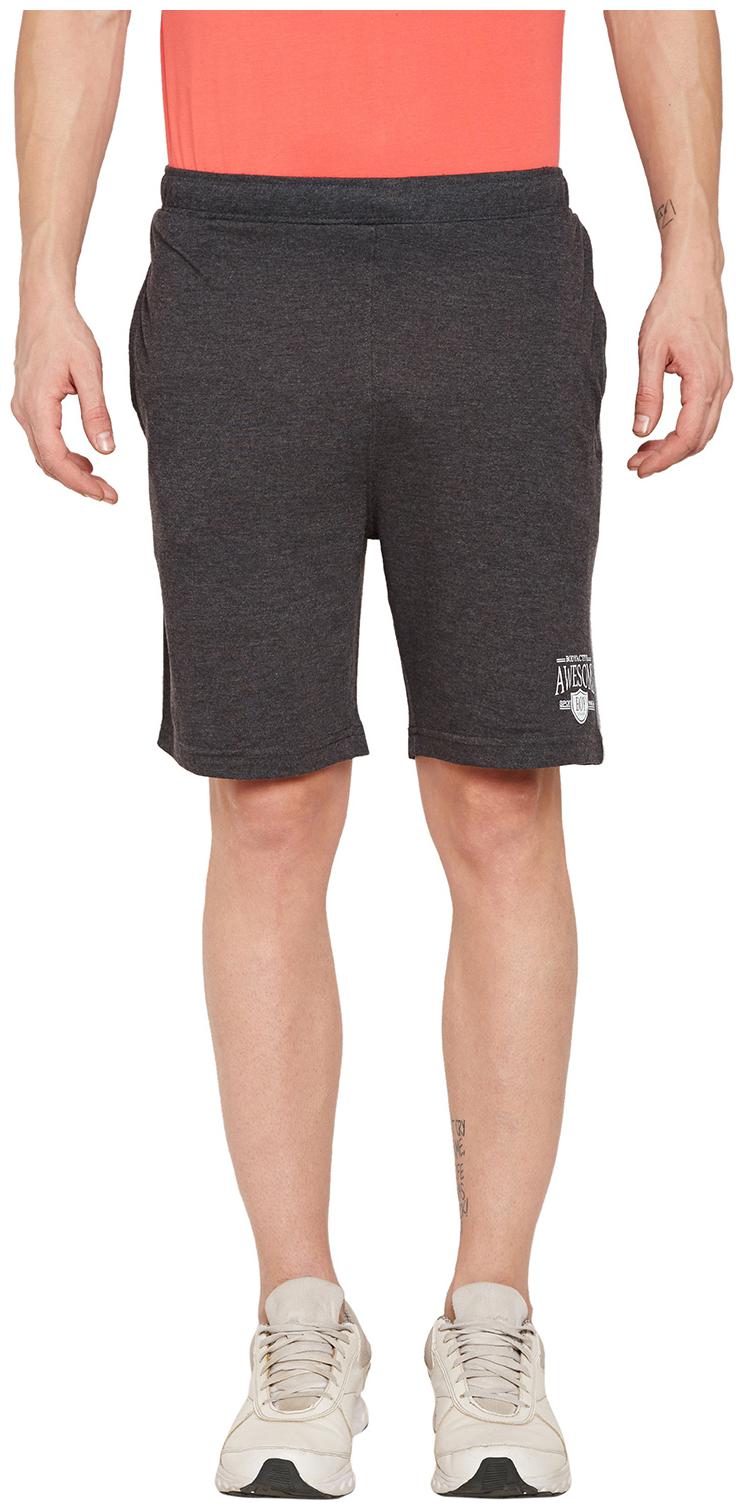 

Bodyactive Men Cotton Regular Fit Shorts Grey color