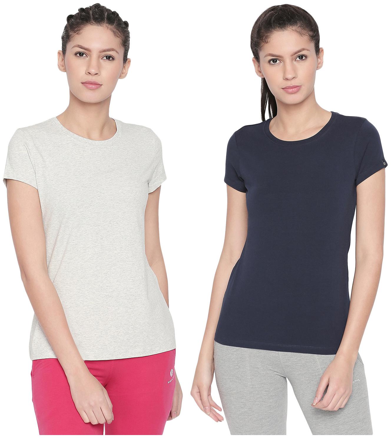 

Bodyactive Women Assorted Regular fit Round neck Cotton T shirt