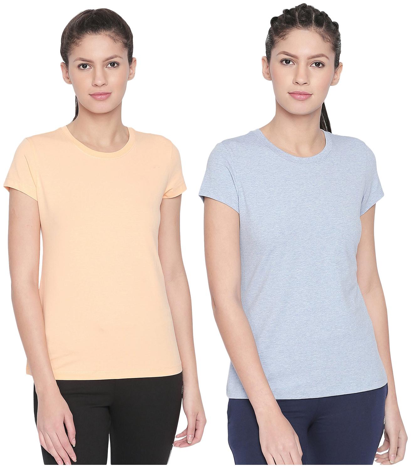 

Bodyactive Women Assorted Regular fit Round neck Cotton T shirt