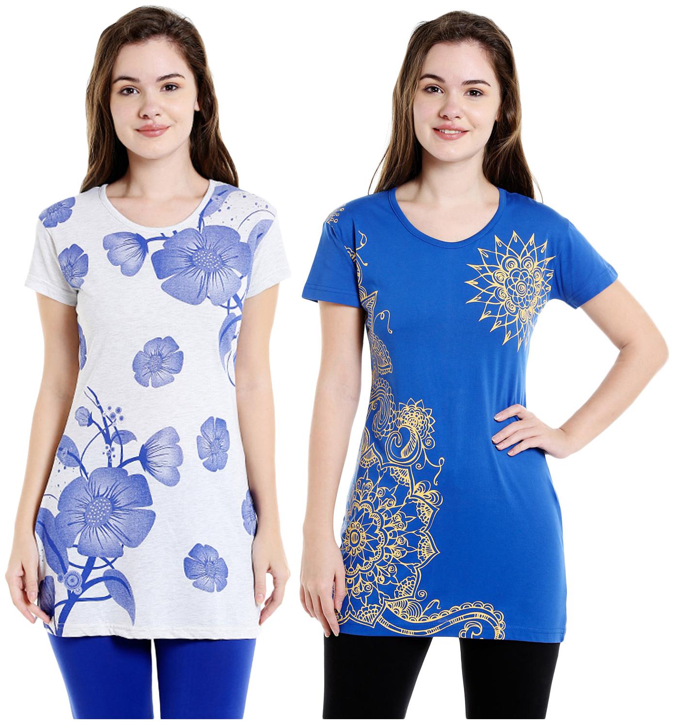 

Bodyactive Women Assorted Regular fit Round neck Cotton T shirt