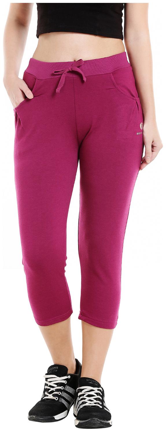 

Bodyactive Women Solid Regular capri - Pink
