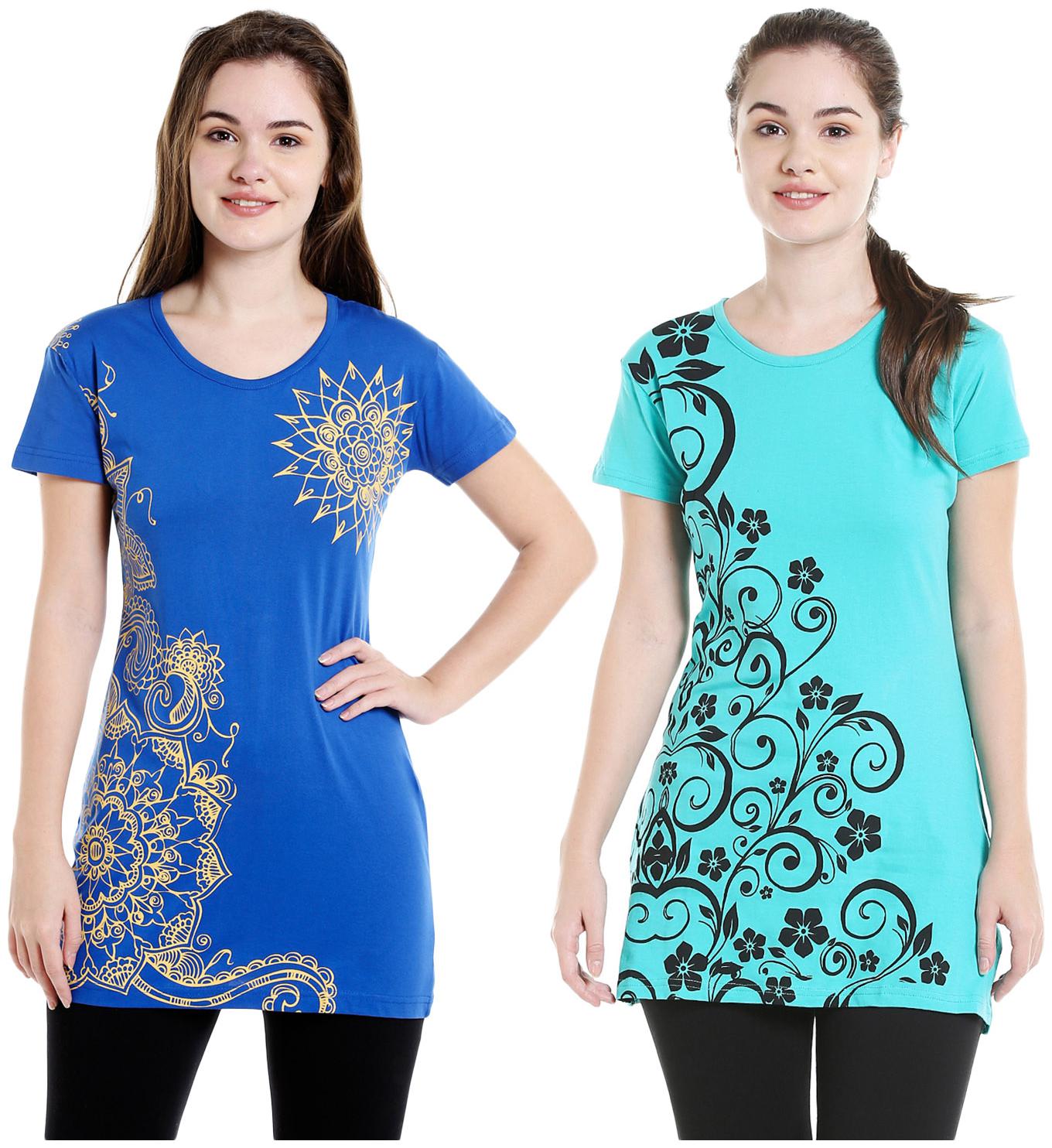 

Bodyactive Women Assorted Regular fit Round neck Cotton T shirt