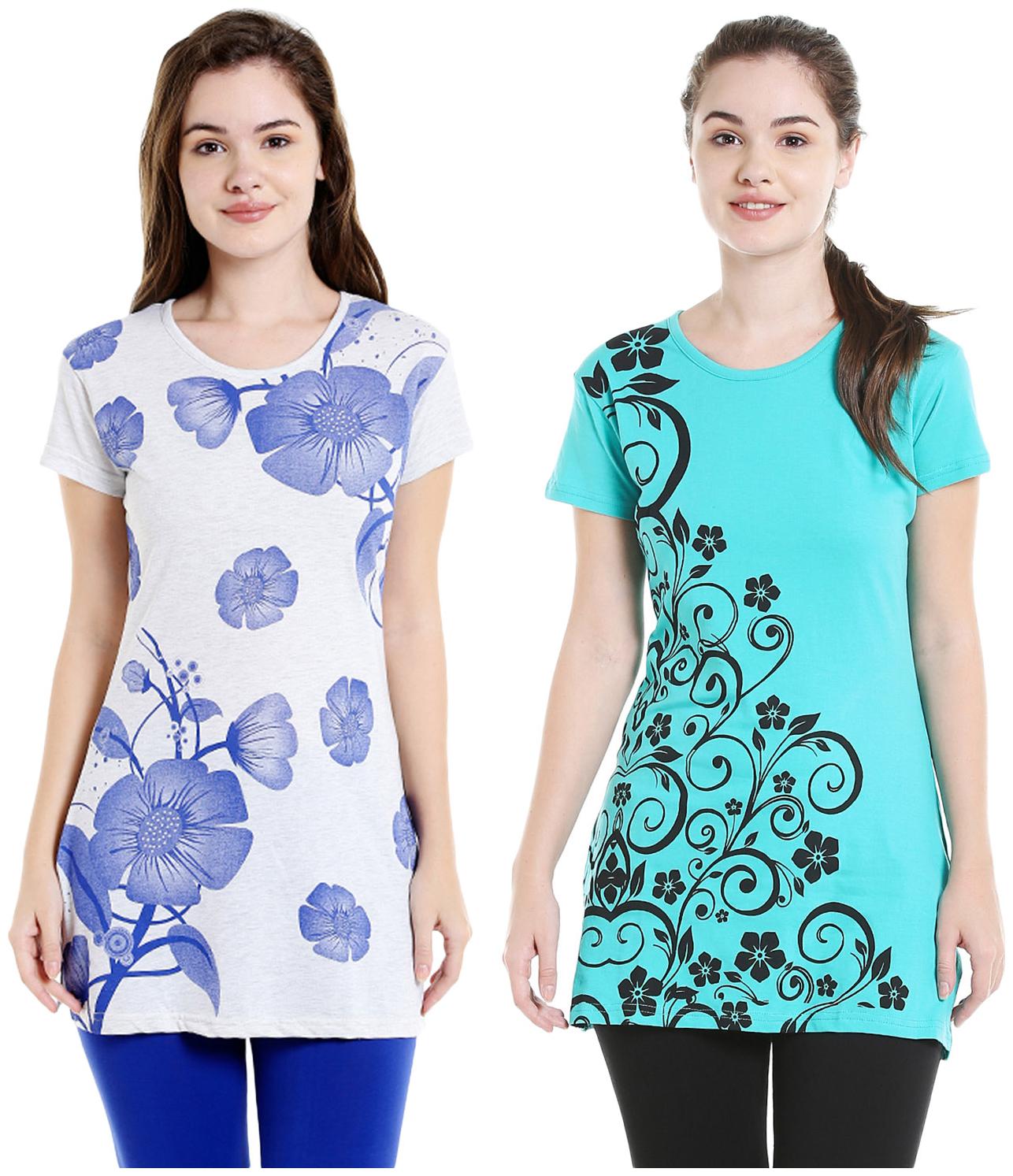 

Bodyactive Women Assorted Regular fit Round neck Cotton T shirt
