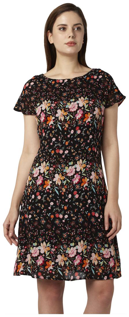 

Park Avenue Black Printed Bodycon dress