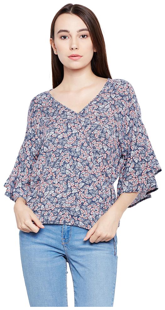 

OXOLLOXO Women Printed Regular top - Multi