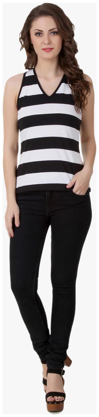 

Texco Bold Stripe Racer Back Top