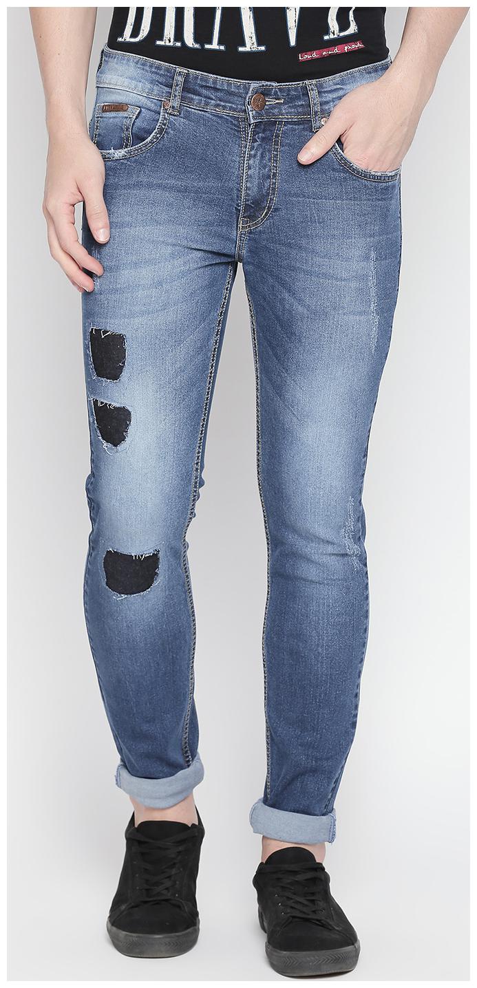 

BOLTS BARRELS Men Blue Slim Fit Jeans