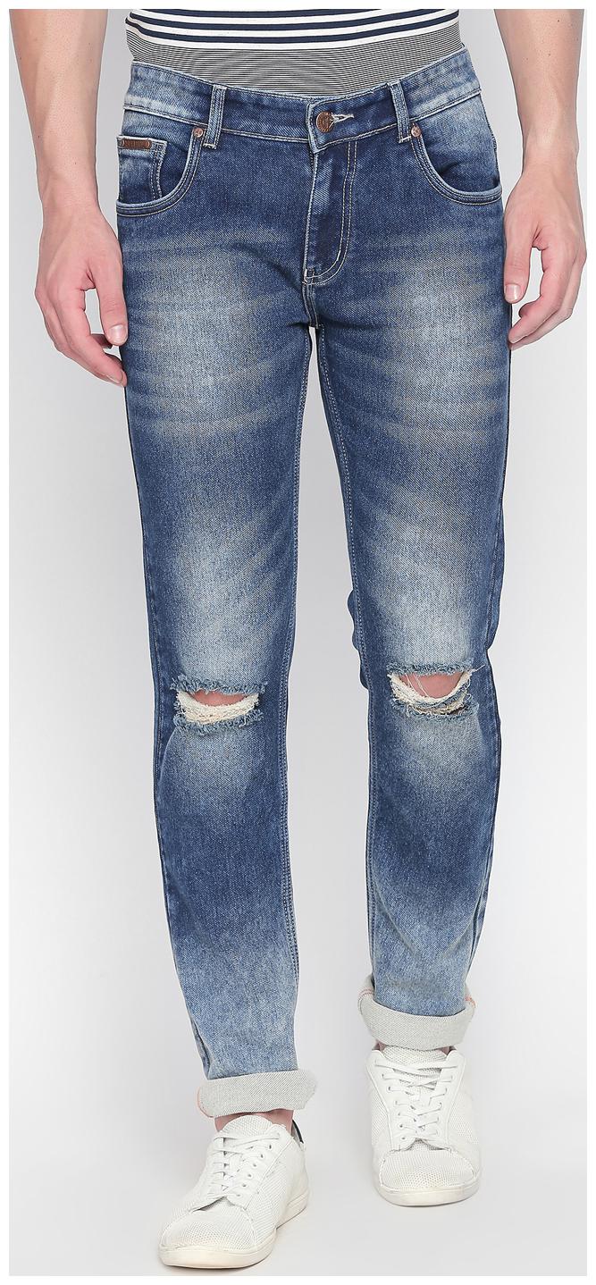 

BOLTS BARRELS Men Blue Slim Fit Jeans