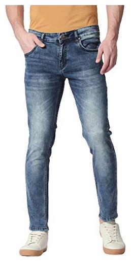 

BOLTS BARRELS Men Blue Slim Fit Jeans